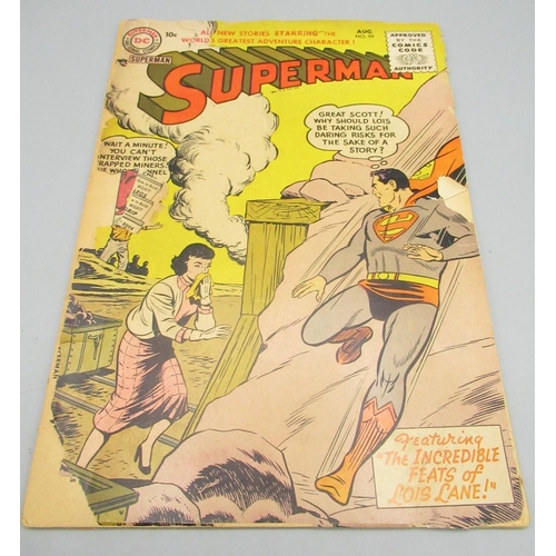 357 - DC Golden Age -Superman #99 Aug. 1955 'featuring The Incredible Feats of Lois Lane' a/f