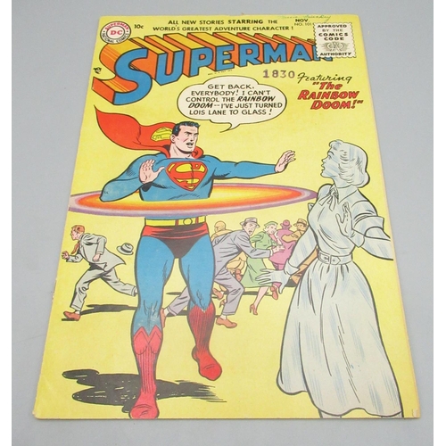 358 - DC Golden Age - Superman #101 Nov. 1955 'featuring The Rainbow Doom!' a/f