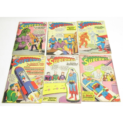 365 - DC Silver Age - Superman issues # 142, 143, 145, 146, 147 & 149, a/f (6)