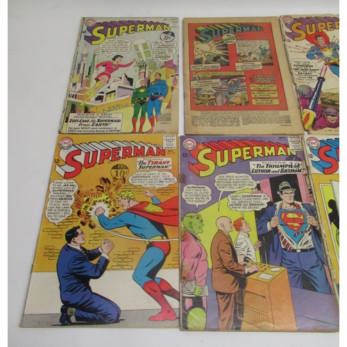 367 - DC Silver Age - Superman issues #159 (x2), 161, 162, 164, 172, 173, 175, 176 & 180, a/f (10)