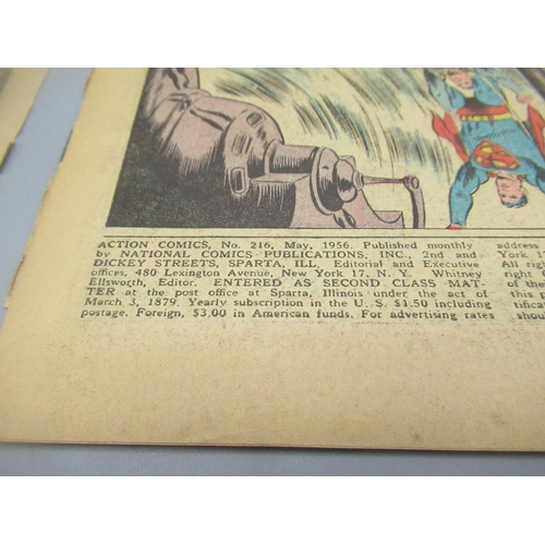 371 - DC Silver Age - Action Comics #216 May 1956 'Featuring The Super-Menace of Metropolis!', a/f