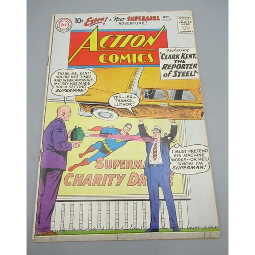 374 - DC Silver Age - Action Comics #257 Oct.1959 'featuring Clark Kent the Reporter of Steel!', a/f