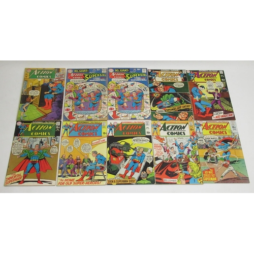 384 - DC Silver Age/Bronze Age - Action Comics #359, 360 (x2), 370, 382, 385, 386, 387, 388 & 389 (10, a/f... 