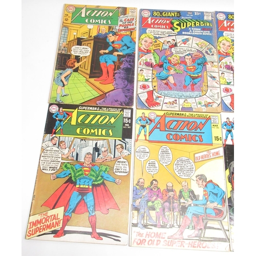 384 - DC Silver Age/Bronze Age - Action Comics #359, 360 (x2), 370, 382, 385, 386, 387, 388 & 389 (10, a/f... 