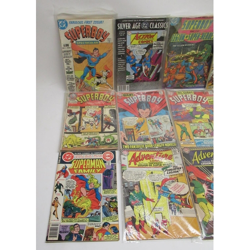 386 - Mixed collection of DC comics inc. Justice League of America #76 Dec 1969, #113 Oct 1974, Giant Jimm... 