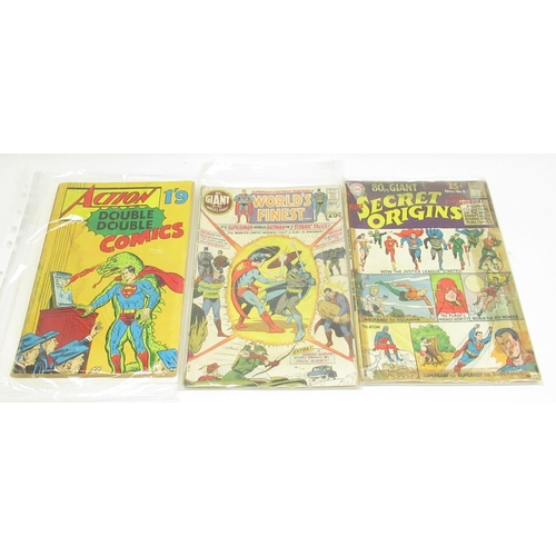 386 - Mixed collection of DC comics inc. Justice League of America #76 Dec 1969, #113 Oct 1974, Giant Jimm... 