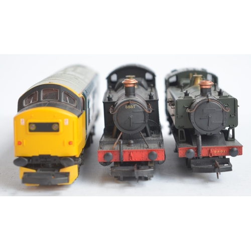 181 - Three unboxed Lima electric train models to include Class 37 Diesel 37209 