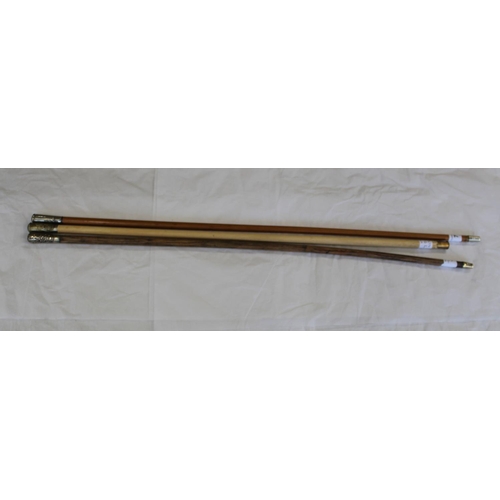 708 - Bamboo Swagger stick with brass tip and and metal top and crest for Junior Training Corps , CLP. , 6... 