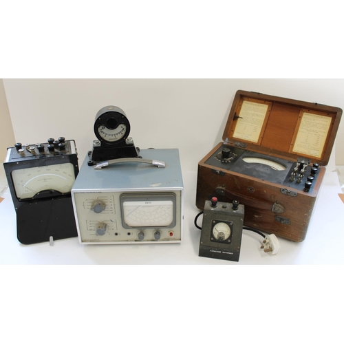 836 - Selection of electrical testing eqpt. incl. Elliott Bros. (London Ltd) Century testing set, Marconi ... 