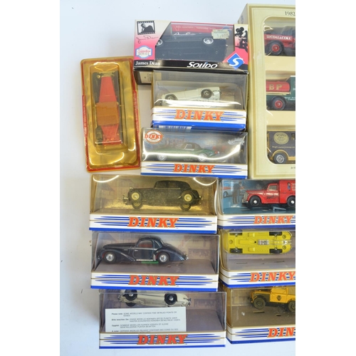 218 - Collection of boxed diecast model vehicles to include Dinky, Matchbox Models Of Yesteryear, Solido, ... 