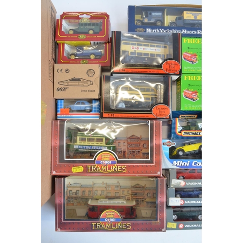 219 - Collection of diecast model vehicles, boxed and unboxed (plus empty boxes) to include Lledo Days Gon... 