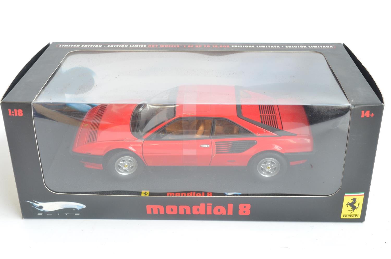 Hot Wheels Elite 1/18 scale limited edition diecast Ferrari
