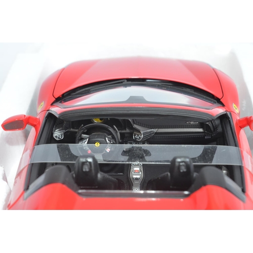Hot Wheels 458 Spider 赤 1:18 FERRARI 458 SPIDER ITALIA RED ROSSO CORSA by HOT WHEELS