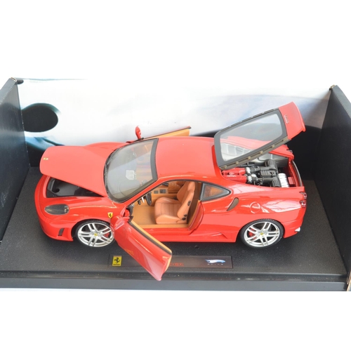 Hot Wheels Elite 1/18 scale limited edition diecast Ferrari F430 Spider  (J8245), with poseable doors