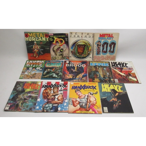 399 - Large collection of assorted comics inc. Smith(Jeff) Bone, 5th Impression, paperback, Heavy Metal, S... 