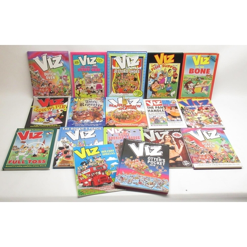 403 - Large collection of Viz comics annuals inc. The Cleveland Steamer, The Sausage Sandwich, The Last Tu... 