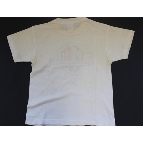 327 - Radiohead signed childs/ladies t-shirt, as worn at 1994 Reading festival and autographed in black ma... 