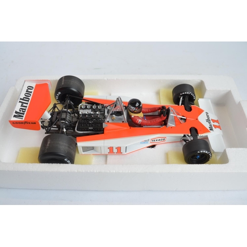 269 - Boxed Minichamps (Paul's Model Art) 1/18 scale diecast McLaren Ford M23 James Hunt 1976 (530 761811)... 