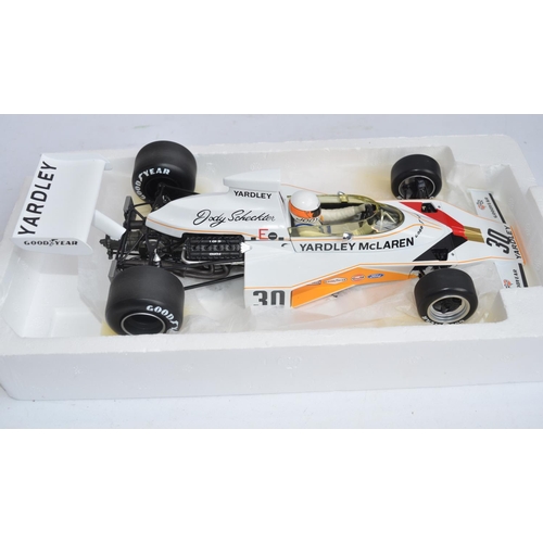 270 - Minichamps (Paul's Model Art) 1/18 scale diecast McLaren Ford M23 Yardley/J. Scheckter 1973 (530 731... 