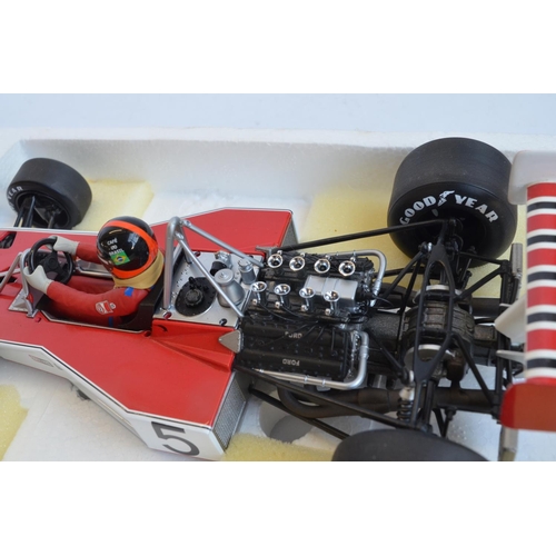 273 - Boxed Minichamps (Paul's Model Art) 1/18 scale diecast McLaren Ford M23 E. Fittipaldi 1974 (530 7418... 