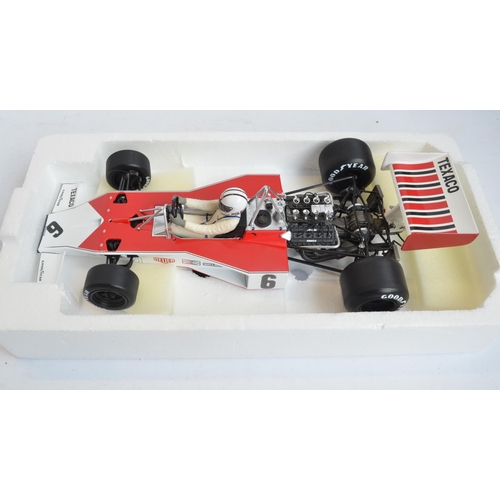 274 - Boxed Minichamps (Paul's Model Art) limited edition 1/18 scale diecast McLaren Ford M23 Texaco, D.Hu... 