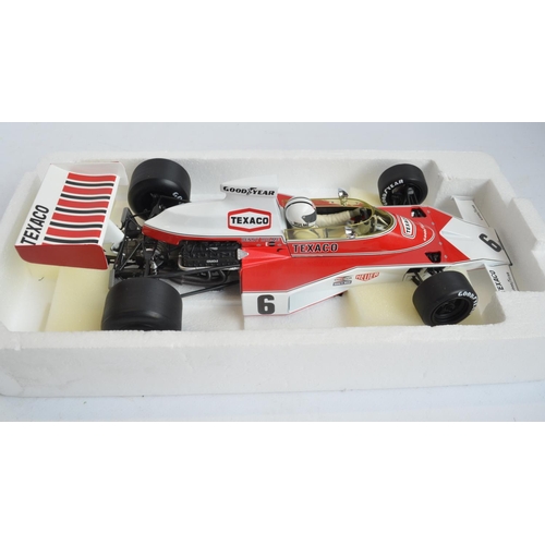 274 - Boxed Minichamps (Paul's Model Art) limited edition 1/18 scale diecast McLaren Ford M23 Texaco, D.Hu... 