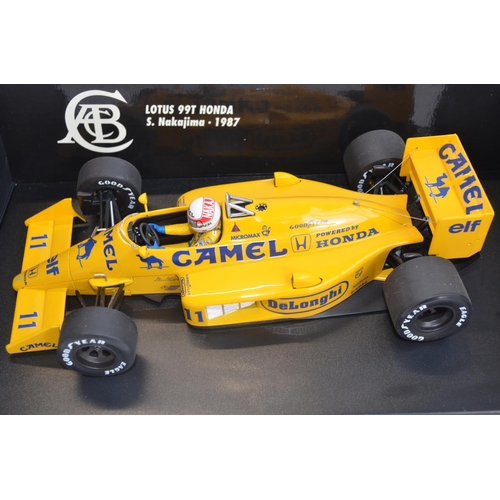 280 - 2x boxed Minichamps (Paul's Model Art) 1/18 scale highly detailed diecast F1 car models to include L... 