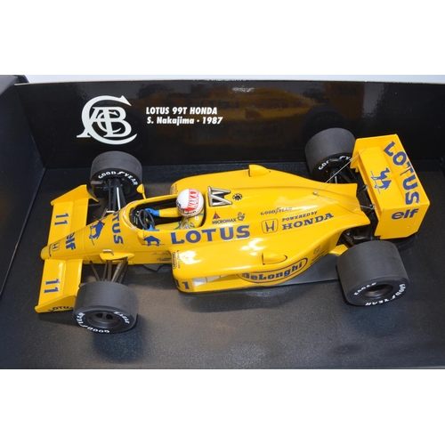 281 - 2x boxed Minichamps (Paul's Model Art) 1/18 scale highly detailed diecast F1 models to include Willi... 