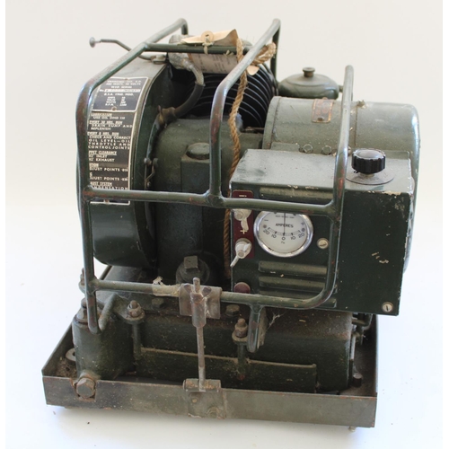 895 - c1950s British Army 'Chorehorse' BSA 300W charging unit generator