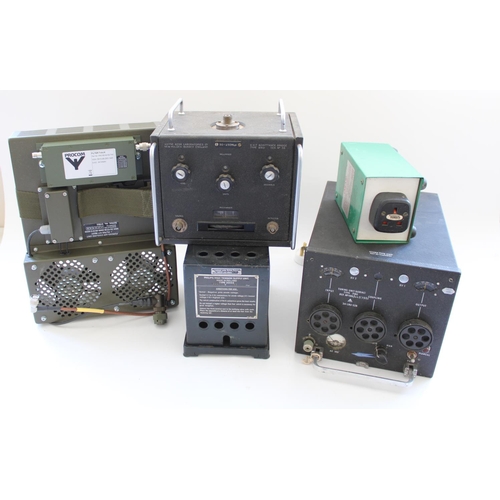 898 - NATO Procom forced air cooling unit, Phillips high tension PSU type 3002, Wayne Kerr VHF admittance ... 