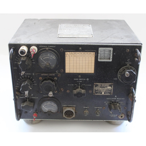 922 - WWII period US Navy Bureau of Ships Hazeltine Electronics Corps. Radio transmitter type CKP-52245-A ... 