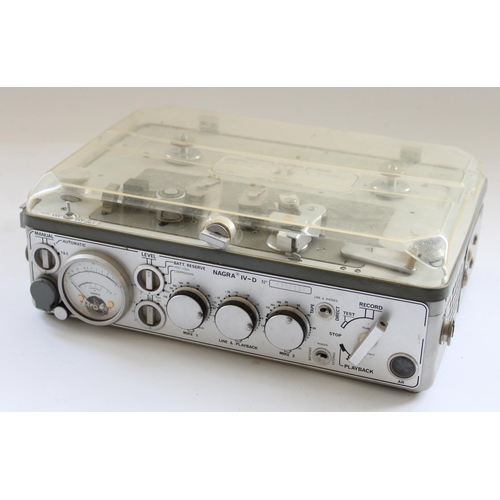 NAGRA IV-D portable reel to reel tape recorder