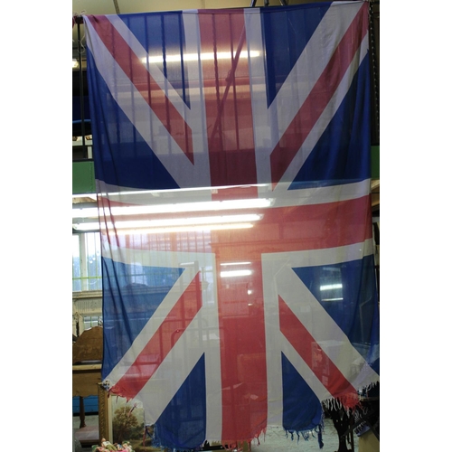 755 - Large well worn Union Jack Flag 3m x 2m