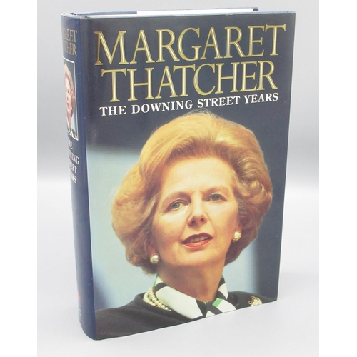 416 - Thatcher(Margaret) The Downing Street Years, Harper Collins, Signed 1st Edition 1993, hardback w/dus... 