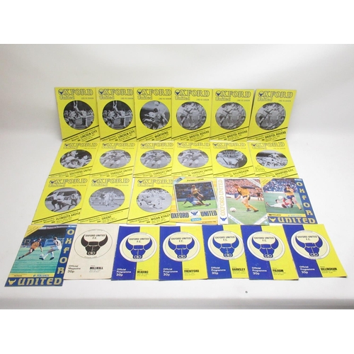 431 - Collection of Blackburn Rovers (27)  and Oxford United(109) programmes covering 1980s,90s and early ... 