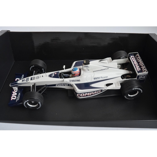 284 - 3x 1/18 diecast Formula 1 racing car models, all Team Williams to include Minichamps limited edition... 