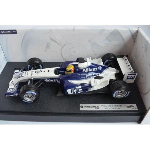 284 - 3x 1/18 diecast Formula 1 racing car models, all Team Williams to include Minichamps limited edition... 