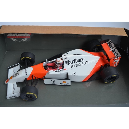 286 - 3x Paul's Model Art 1/18 diecast Formula 1 McLaren Collection racing car models to include 530 88181... 