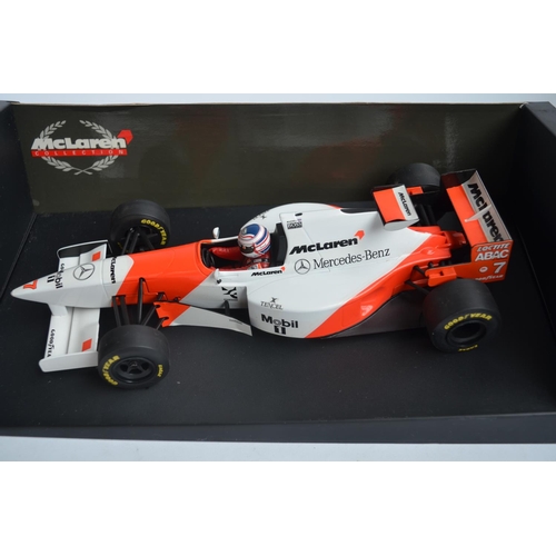 286 - 3x Paul's Model Art 1/18 diecast Formula 1 McLaren Collection racing car models to include 530 88181... 