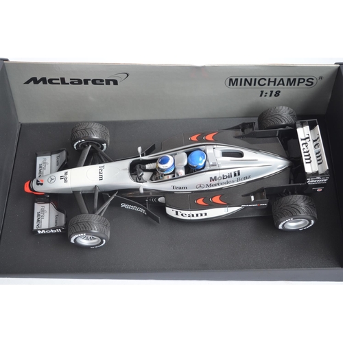 287 - Minichamps (Paul's Model Art) 1/18 scale limited edition diecast Formula 1 McLaren Mercedes MP4-98T ... 