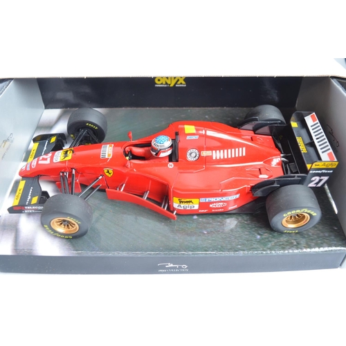 289 - 3x 1/18 diecast Formula 1 Ferrari racing car models to include Paul's Model Art 180 930028 F 93A, Ge... 