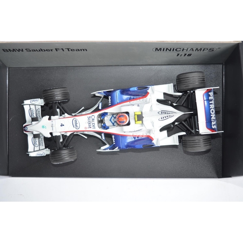 290 - 3x Minichamps (Paul's Model Art) 1/18 diecast Formula 1 racing car models to include 180 960012 Jord... 