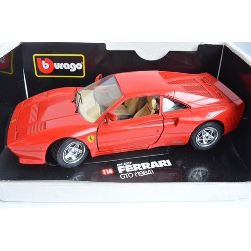 294 - 6x boxed diecast 1/18 scale Ferrari car models to include Shell Collection 1958 250 Testa Rossa with... 