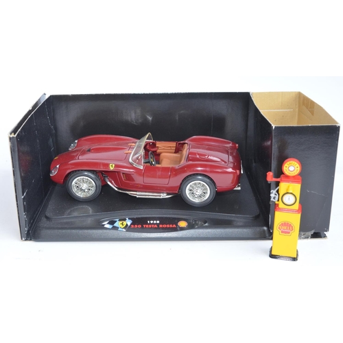 294 - 6x boxed diecast 1/18 scale Ferrari car models to include Shell Collection 1958 250 Testa Rossa with... 