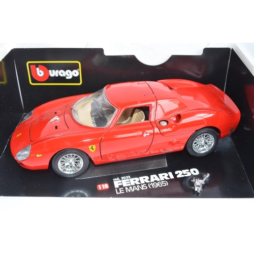 294 - 6x boxed diecast 1/18 scale Ferrari car models to include Shell Collection 1958 250 Testa Rossa with... 