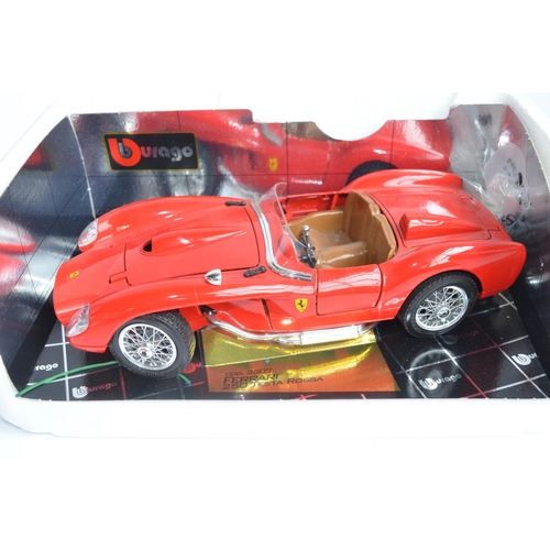 294 - 6x boxed diecast 1/18 scale Ferrari car models to include Shell Collection 1958 250 Testa Rossa with... 