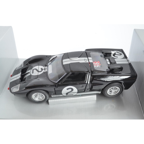 295 - 4x boxed diecast 1/18 scale racing car models from Eagle's Race to include 2x Ford GT40s and 2x Ferr... 