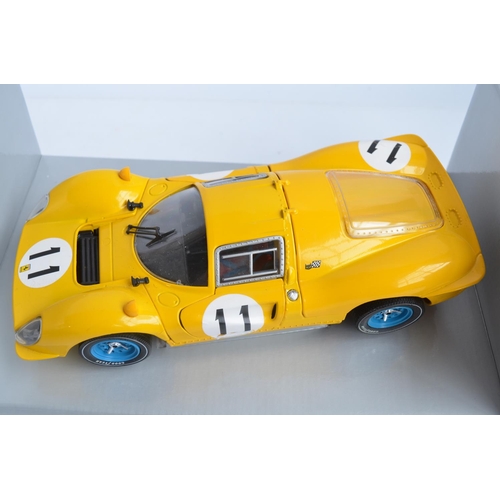 295 - 4x boxed diecast 1/18 scale racing car models from Eagle's Race to include 2x Ford GT40s and 2x Ferr... 