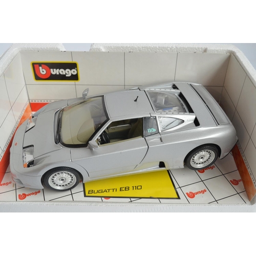 297 - Collection of 6x 1/18 scale diecast Bugatti and Pagani model cars to include a Solido Prestige Bugat... 