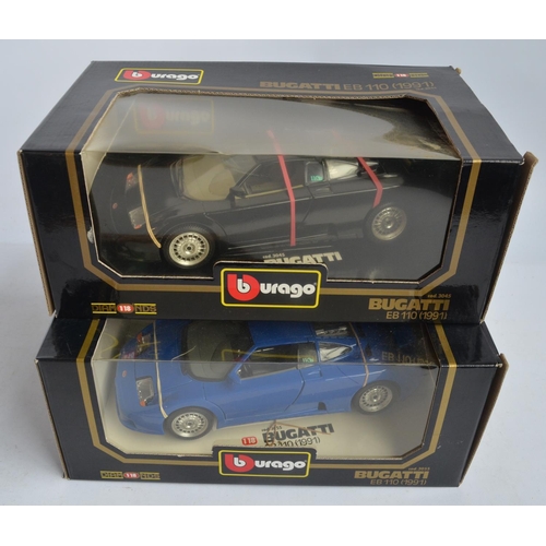 297 - Collection of 6x 1/18 scale diecast Bugatti and Pagani model cars to include a Solido Prestige Bugat... 